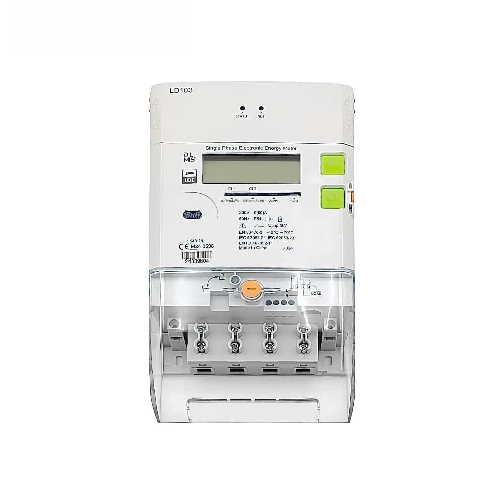 Smart single-phase meter Wireless 4g module LCD display Energy device Digital wattmeter Digital meter