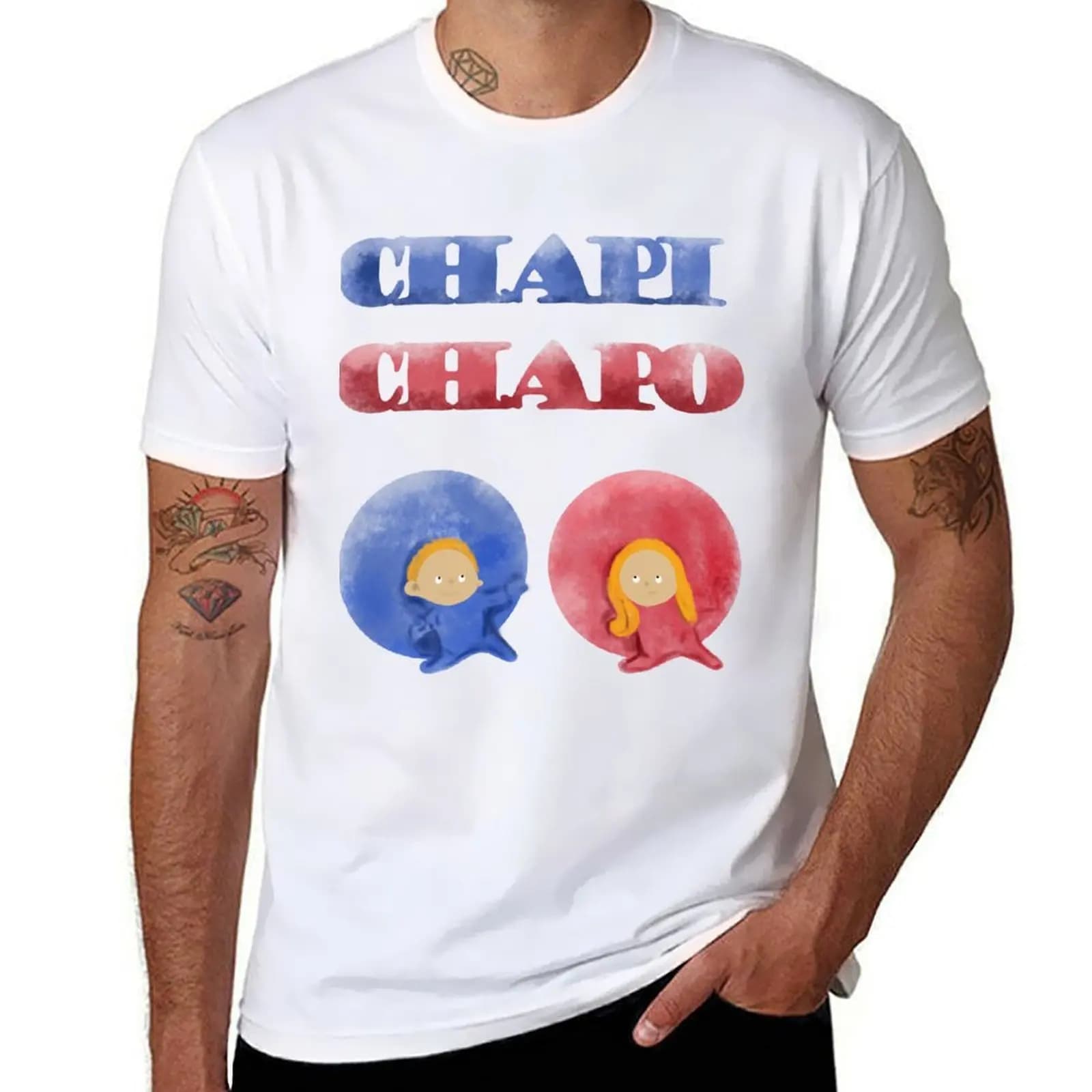 Chapi Chapo T-Shirt man t shirt graphic t shirt man casual T-Shirt