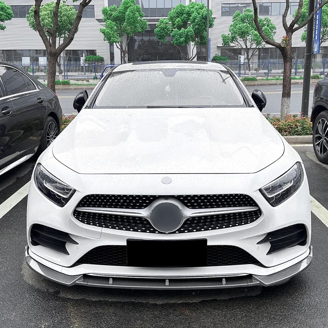 For Mercedes Benz CLS Class C257 2018 2019 2020 2021 AMG Front Lip Front Shovel Front Bumper Surround Exterior Modification
