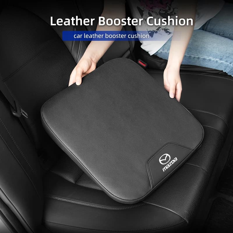 Car Ice Silk Booster Cushion Protector Pad Seat Cover Accessories For Mazda 6 3 CX5 5 2 323 CX7 Demio Atenza Axela MX30 CX30 CX3