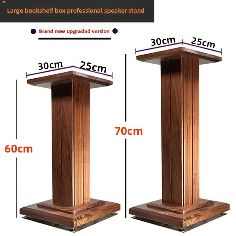 W5-speaker stand solid wood speaker  floor-standing audio stand desktop stand