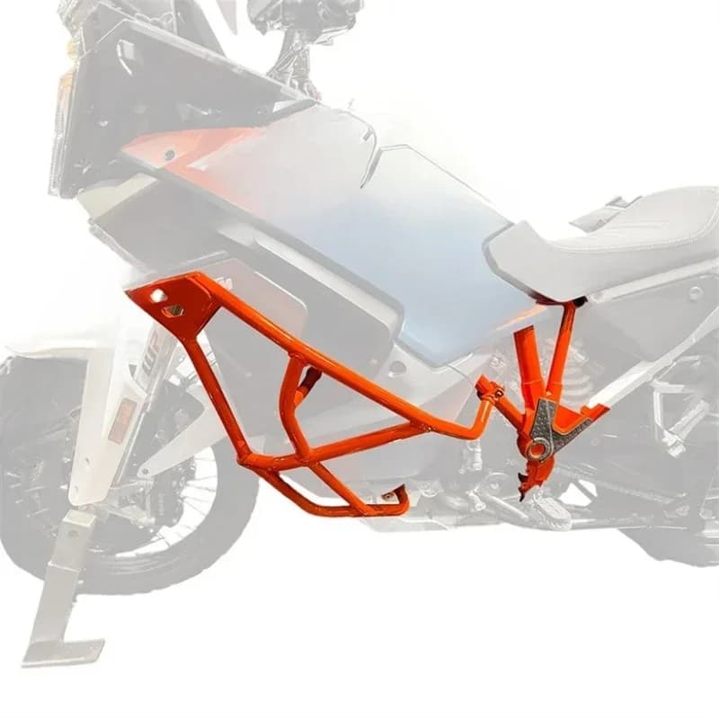 Motorcycle parts welded and formed engine guard aluminum paddock bracket