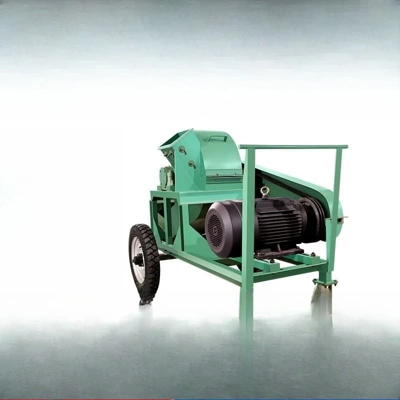 Wood Chipper Shredder Heavy Duty 7 HP Gas Powered Compact Rotor Assembly 3 Inch Max Capacity Mobile Automatic Feeding Crusher