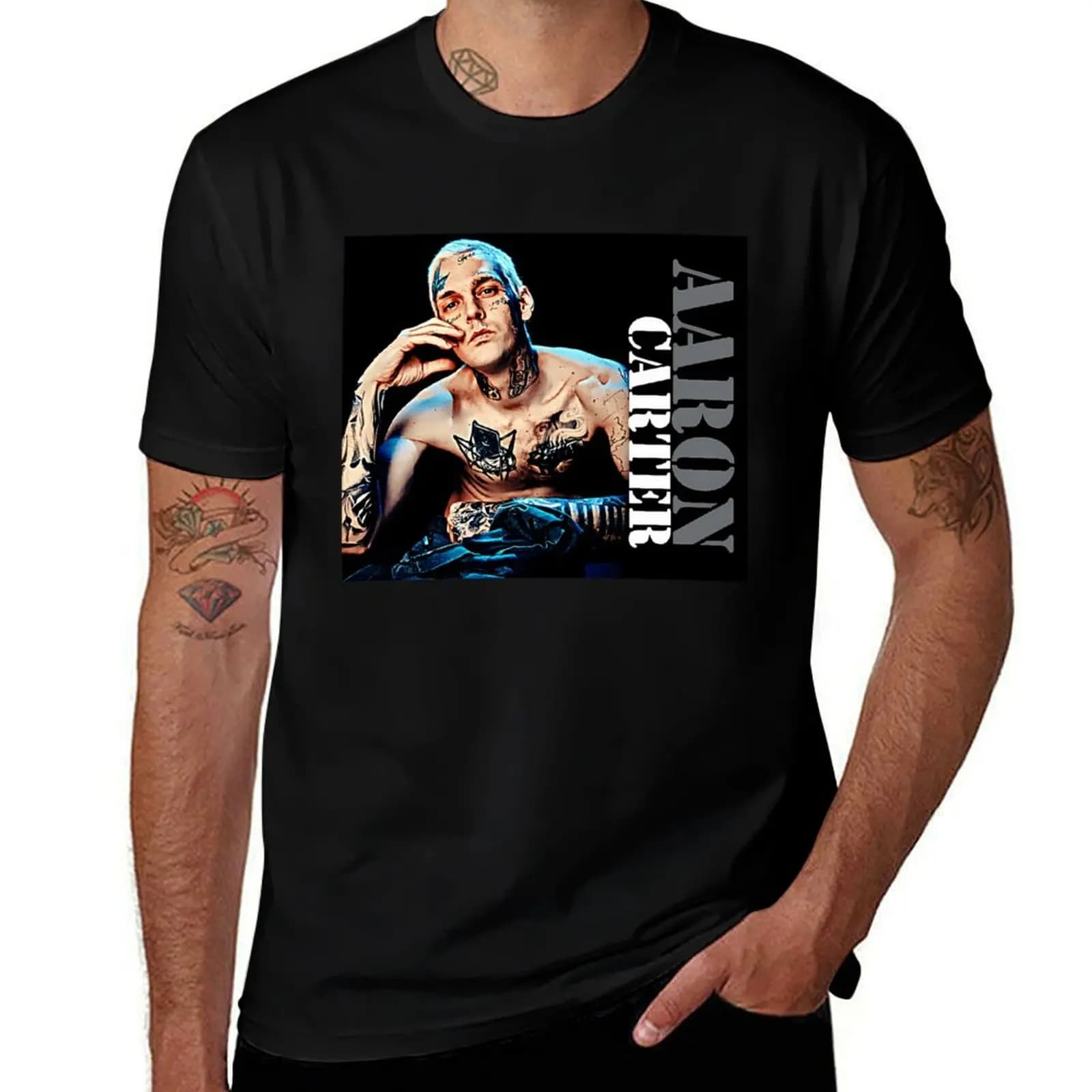 Aaron Vintage - Aaron Blacklisted - Rip Aaron T-Shirt Labor Work Casual T-Shirt