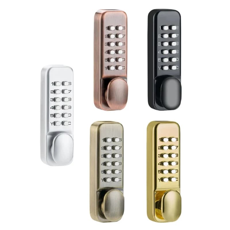 Mechanical Keypad Door Lock Digital Code Combination Waterproof Mechanical Door Lock for Hotel Home Outdoor Balcony Kitchen