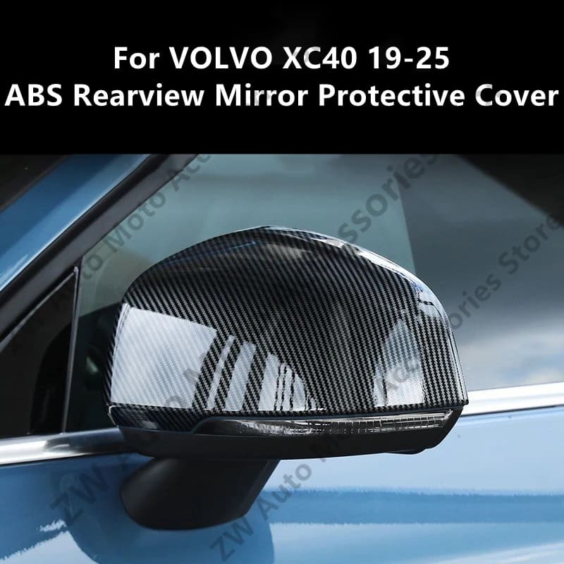 For VOLVO XC40 19-25 ABS Rearview Mirror Protective Cover,Automotive Exterior Modification Protection Accessories Refit