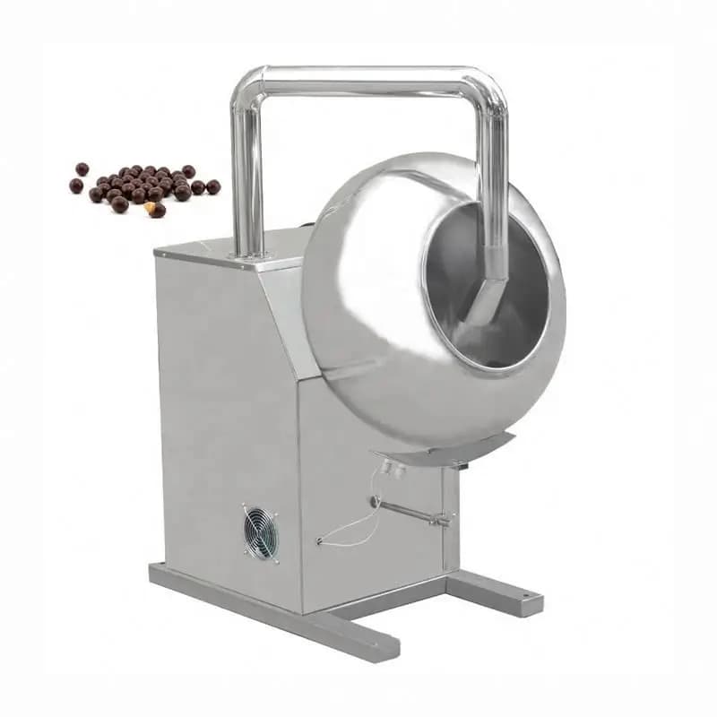 Stainless Steel Chocolate Commercial Electric Heating Almond Nut Coating Machine Peanut