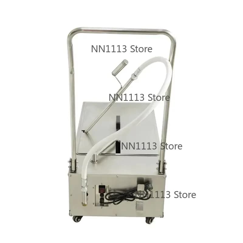 Commercial Electric Stainless Steel Frying Oil Filter Machine 48-Liter Large Capacity Truck-Mounted for Fried Chicken Shops
