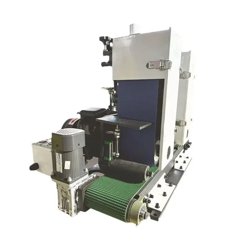 Small vertical automatic wire drawing machine deburring multifunctional plane polishing machine belt sanding machine