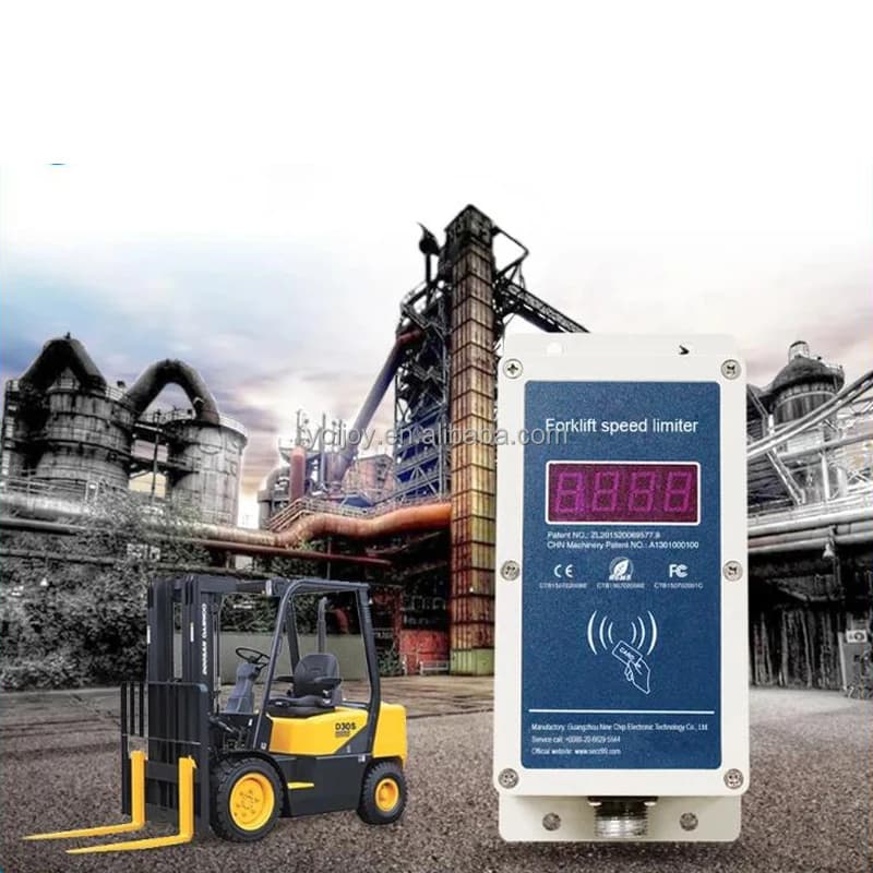 Yoijoys Waterproof Overspeed Alarm System Speed Limiter With Sensor For Warehouse Forklift Remote Starter Function