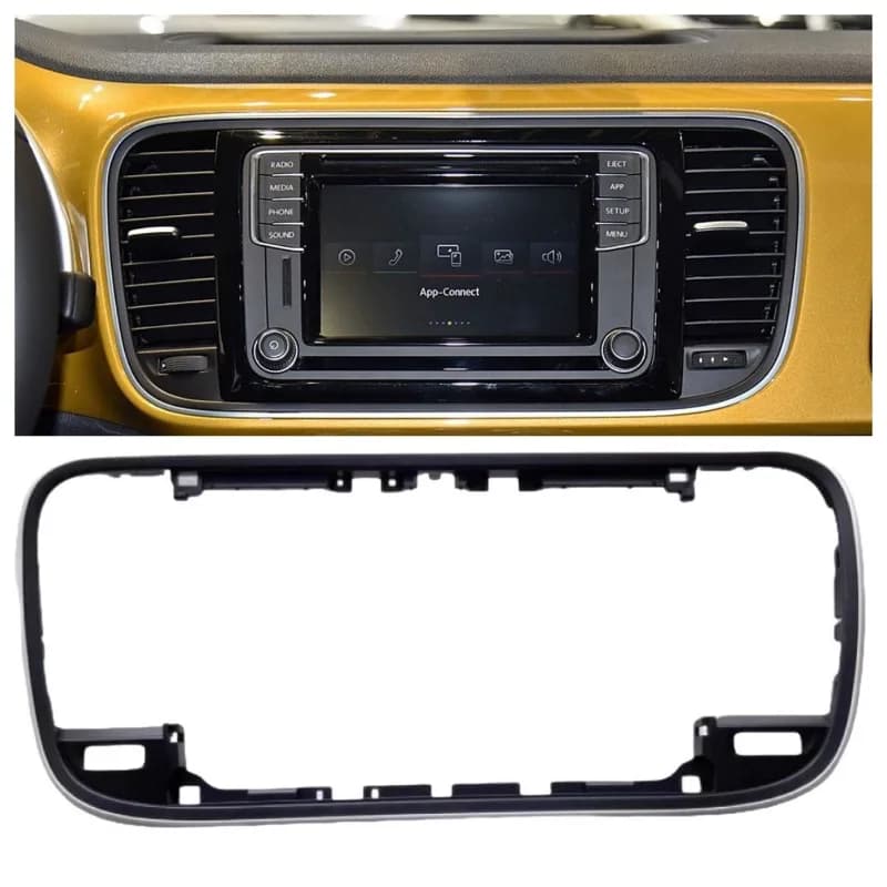 5C1 858 071C/B for VW Beetle 12 Years Later New Model Air Conditioning Vent Frame Instrument Panel Central Control CD Frame