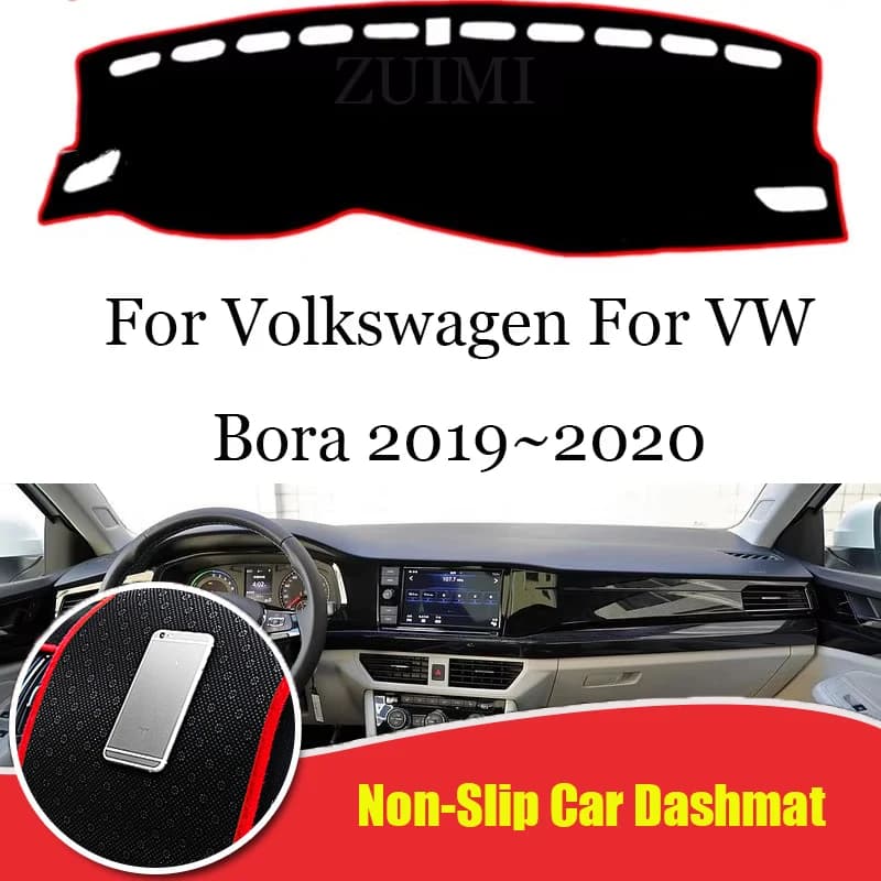 ZUIMI Dashboard Cover Dash Mat Dashmat For Volkswagen For VW Bora 2019~2020 LHD RHD Dash Board Cover Pad Sun Shade Dedicated car