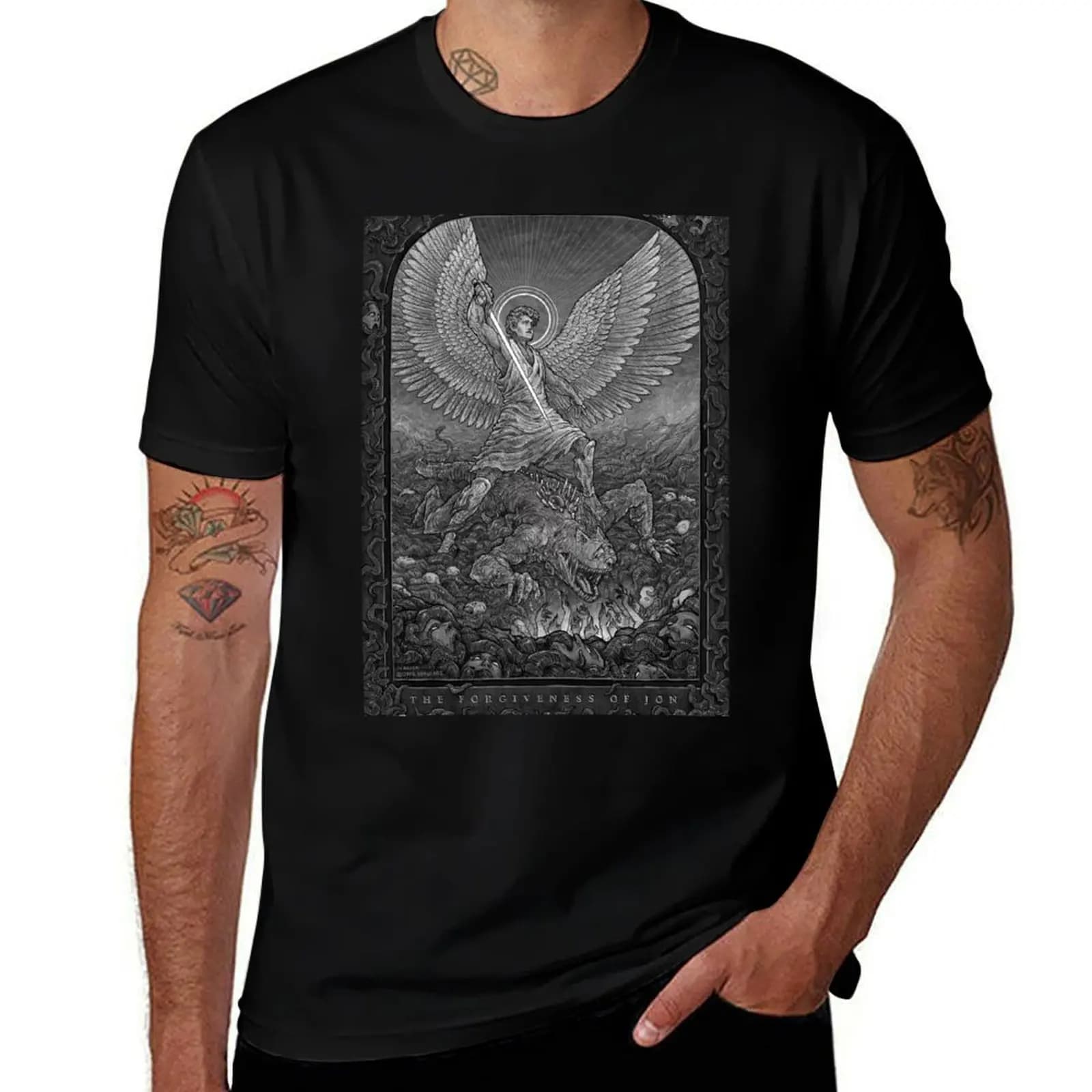 The Forgiveness of Jon T-Shirt Relaxed Casual Short Sleeve Tee T-Shirt