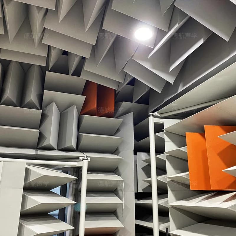 Metal tip hack anechoic chamber, semi-anechoic chamber sound-absorbing tip hack, sound-absorbing tip hack, steel wire skeleton