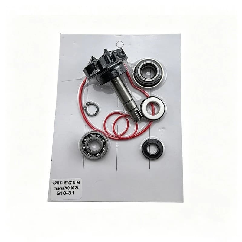 Water Pump Impeller & Gasket Seal Kit Compatible with MT07 FZ07 XSR700 XTZ700 R7 2018‑2024 Motorcycle Cooling Spare Part