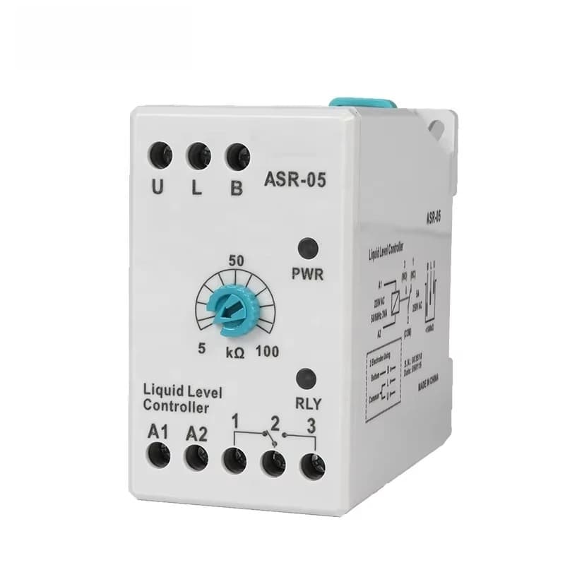 2pcs ASR-05 Liquid Water Level Control Relay for Controlling the Discharge of Tanks and Wells Motor protection Relay
