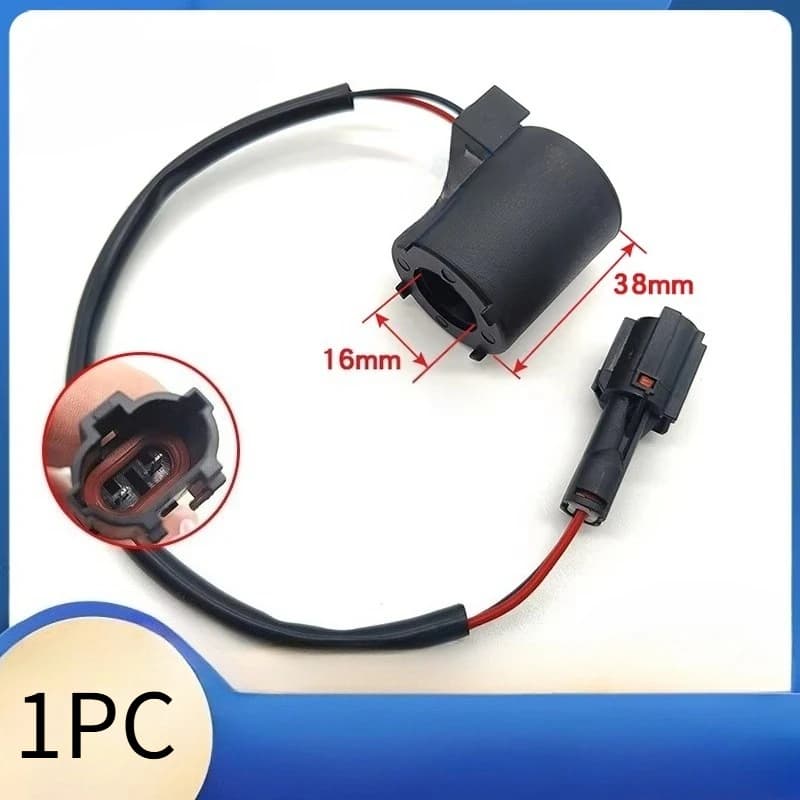 1PC For Yanmar VIO20/40/55 Rotary Safety Lock Solenoid Valve Coil 12V 24V Excavator Accessories