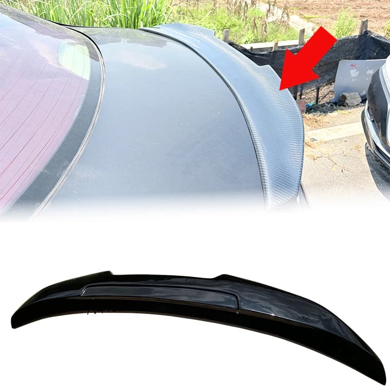 For Honda Accord 8th Gen 2008-2013 Top Roof Spoiler Tail Wing Gloss Black Auto Exterior Modification Body Kit Parts
