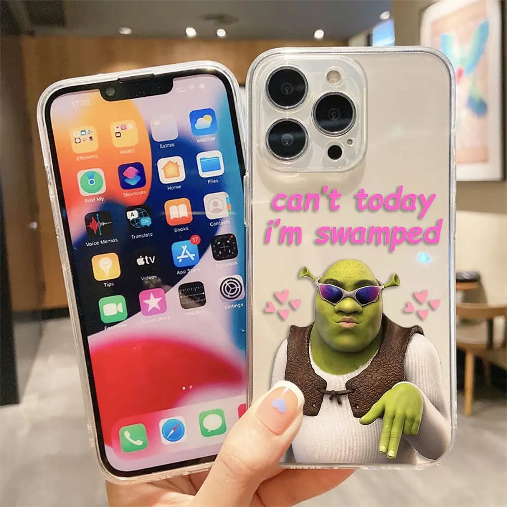Anime Movie Shrek Clear Phone Case For Samsung A03 A04 A04E A05 A05S A06 A7 A10 A11 A12 A13 A14 A15 A16 A21S NOTE 10 20 Shell