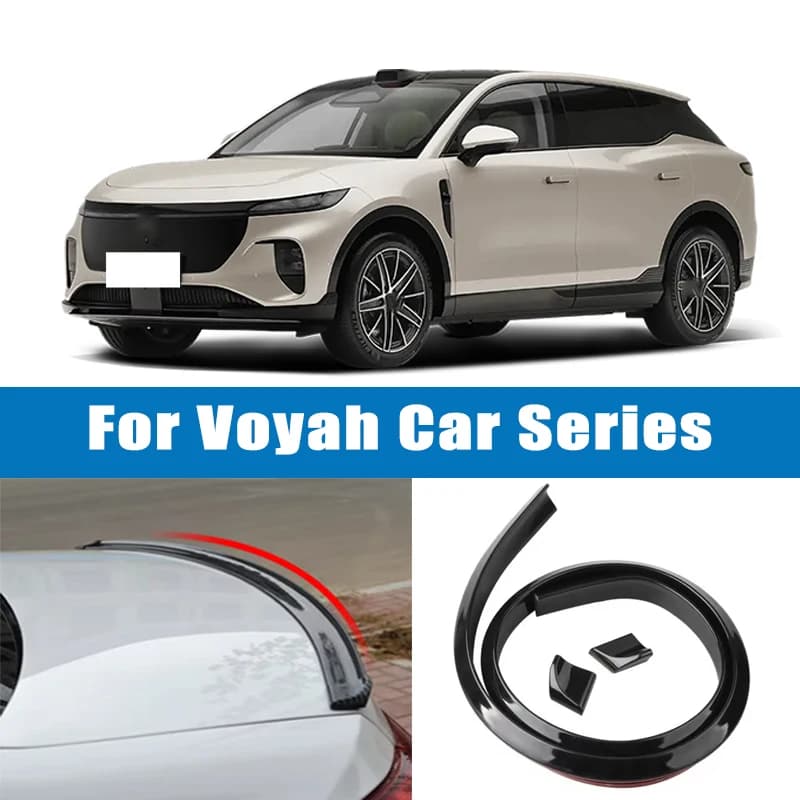 1.5M Car-Styling 5D Carbon Fiber Spoilers Styling DIY Refit Spoiler For Voyah Free Dreamer Passion Courage Taishan FreePlus