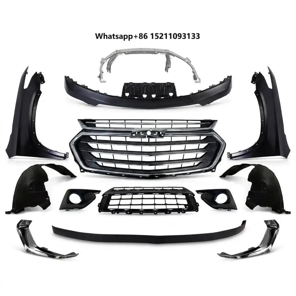 Front Bumper Grille Hood Upgrade Bodykit for Chevrolet Traverse 2018-2024 Tuning Other Body Part Trunk Accessories Car Body Kit
