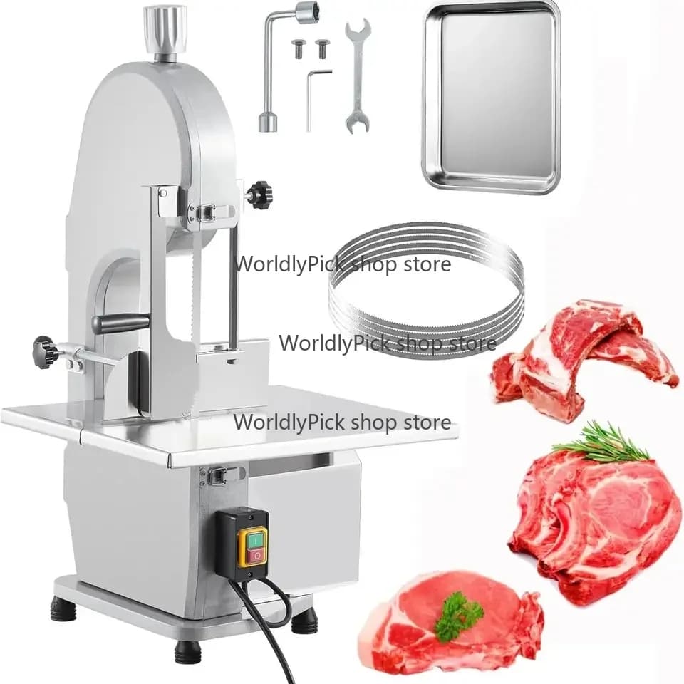 Commercial Fast Bone Sawing Machine 650W/110V/220V Electric Frozen Meat Cutter Trotter/Ribs/Fish/Meat/Beef Cut Machine