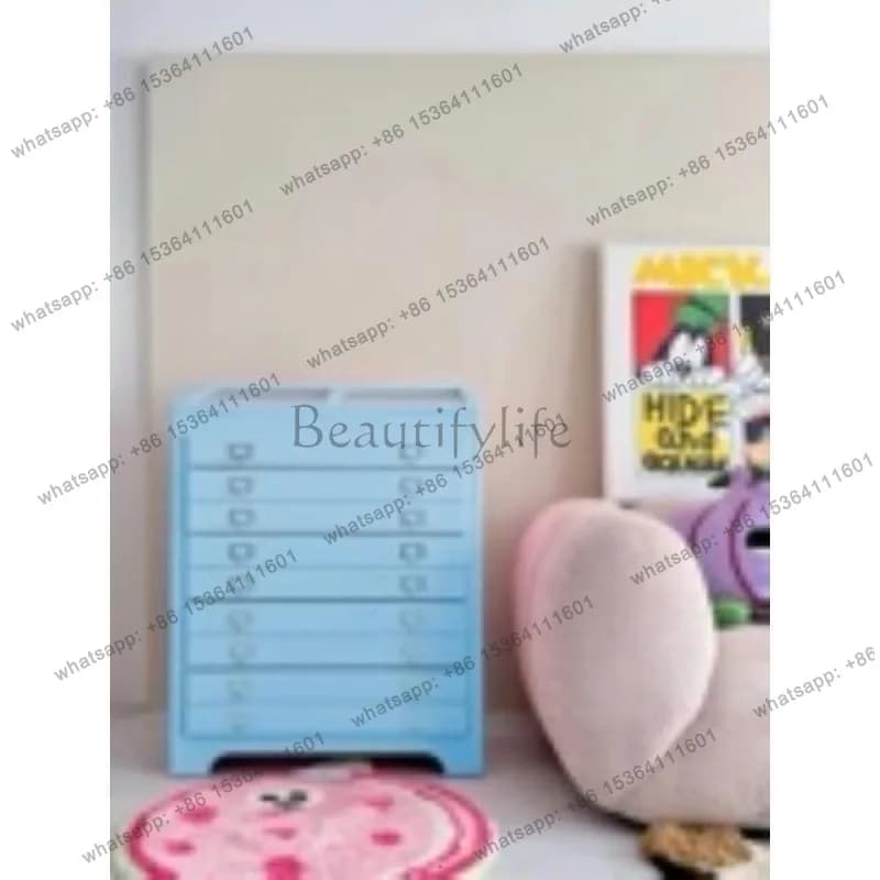 Storage Chest Cabinet Living Room Storage Entrance Multi-Drawer Jewelry Display Floor Jewelry Cabinet