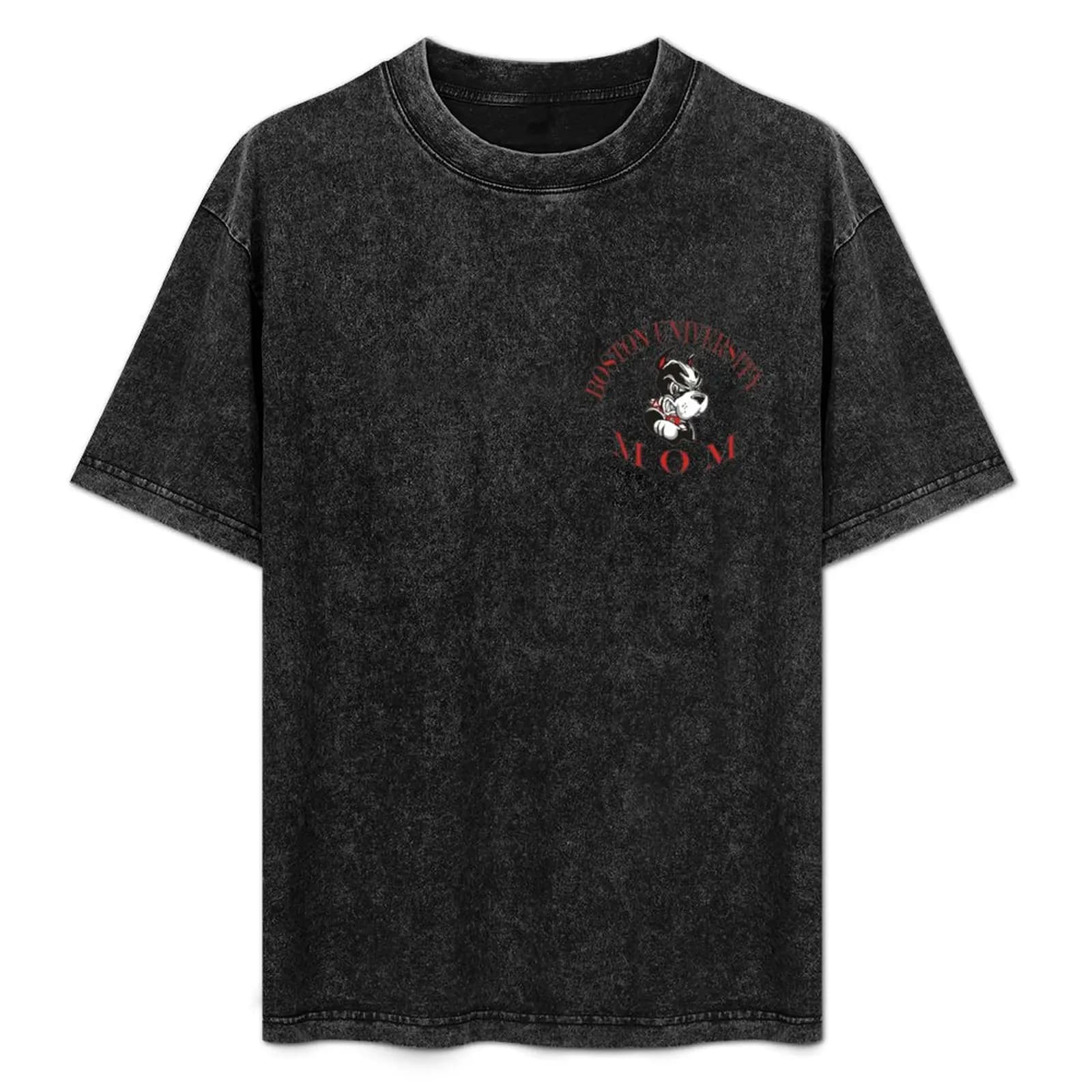 Boston University Mom T-Shirt Large Size Short Sleeve T-Shirt