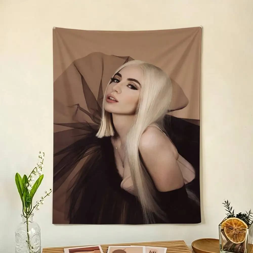 Singer A-Ava M-Max Flags Wall Hanging Background Art Banner for Bedroom Home Outdoor Decor
