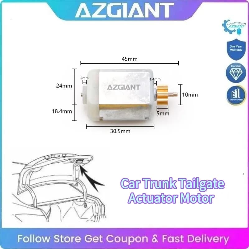 AZGIANT Trunk Lid Actuator Motor for 2003-2009 Benz E-Class W211 E320 E350 E500 Power Tailgate Lift Motor Car Trunk Lock Release