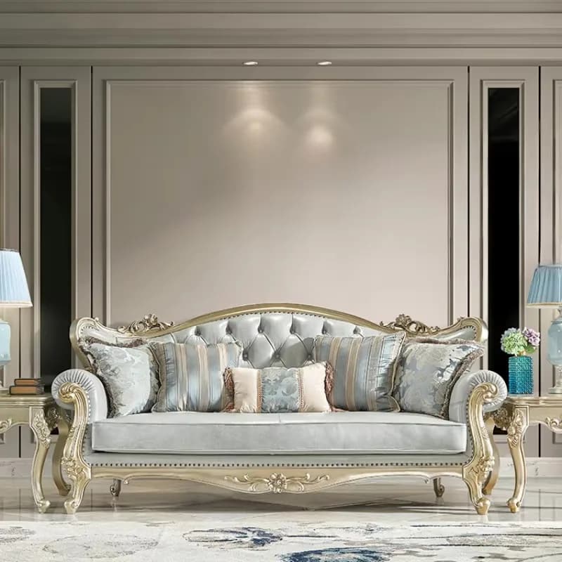 Gold Luxury Living Room Sofas Aesthetic European Bedroom Lazy Living Room Sofas Loveseat Nordic Sofa Wohnzimmer Furniture Home