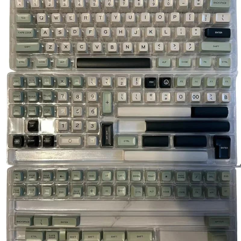 Bamboo matcha, brand new, process: two-color molding, height: sa number of keys: 172 keys