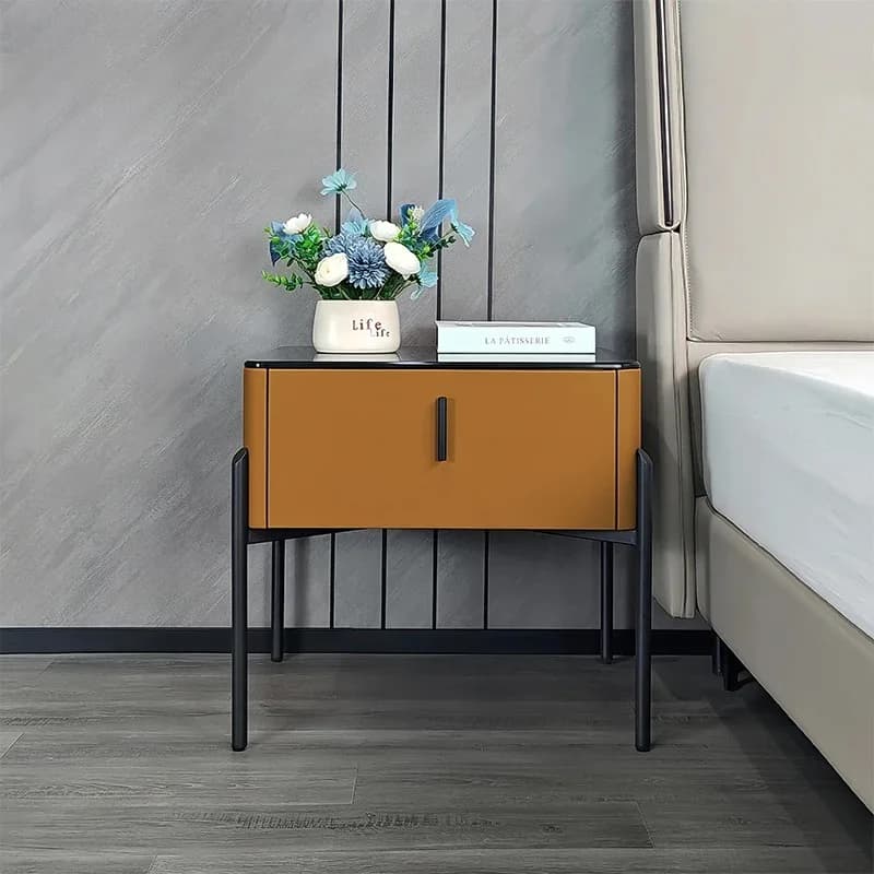 Storage Bedroom Nightstands Organizer Princess Bedrooms Coffee Bedside Table Modern Space Saving Mesas De Noche Home Furniture