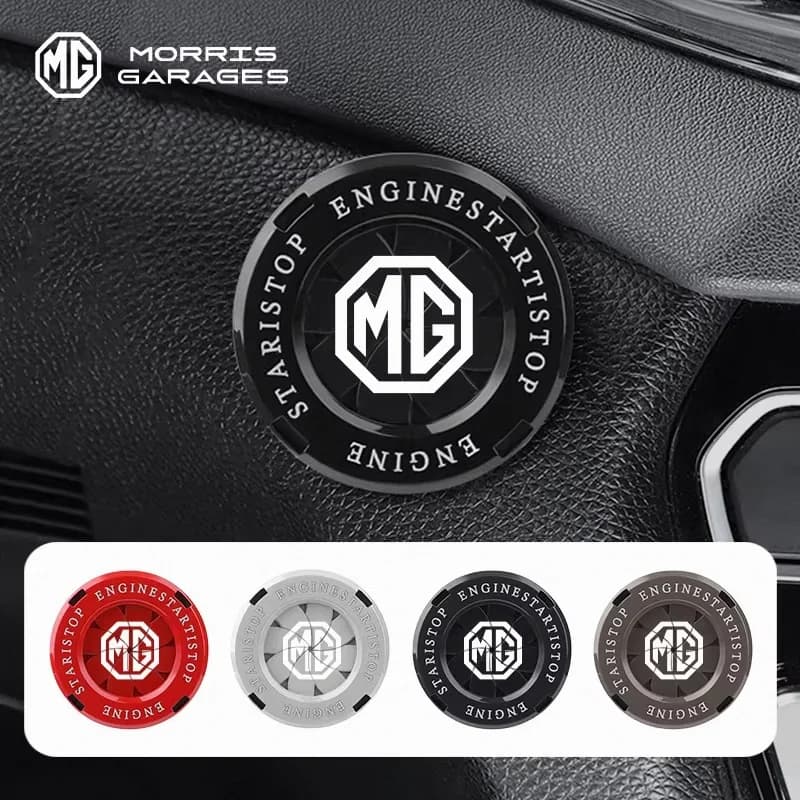 Engine Start Stop Button Cover Push Start Switch Protector Scratchproof Interior Trims For MG ZS MG4 EV MG HS MG3 MG5 EV Marvel