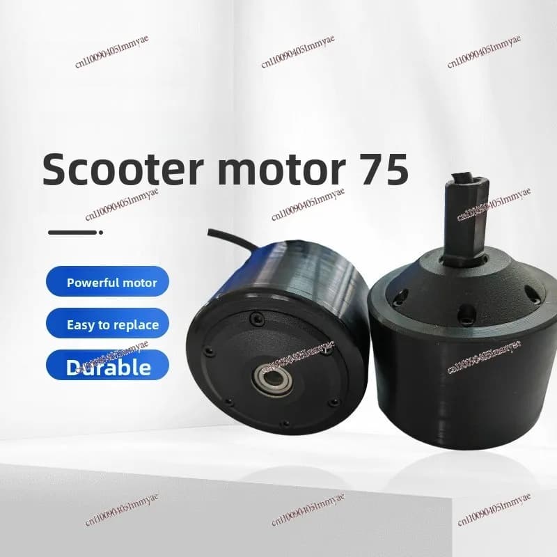75mm Hub Motor for Four-Wheel Electric Skateboard, Brushless DC Motor, High Performance, Suitable for DIY Builds