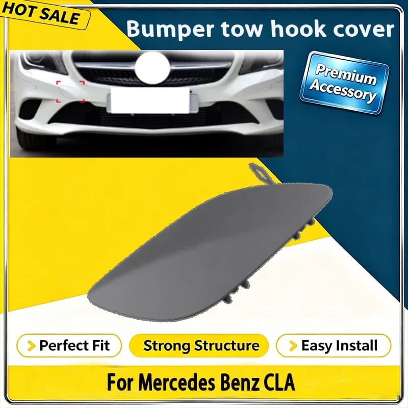 For Mercedes Benz CLA Coupe C117 CLA180 CLA200 CLA220 CLA250 CLA45 2013 2016 Car Front Bumper Tow Hook Cover 1178850622 Durable