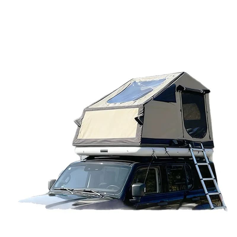 Inflatable roof soft top tent aluminum portable outdoor camping car tent