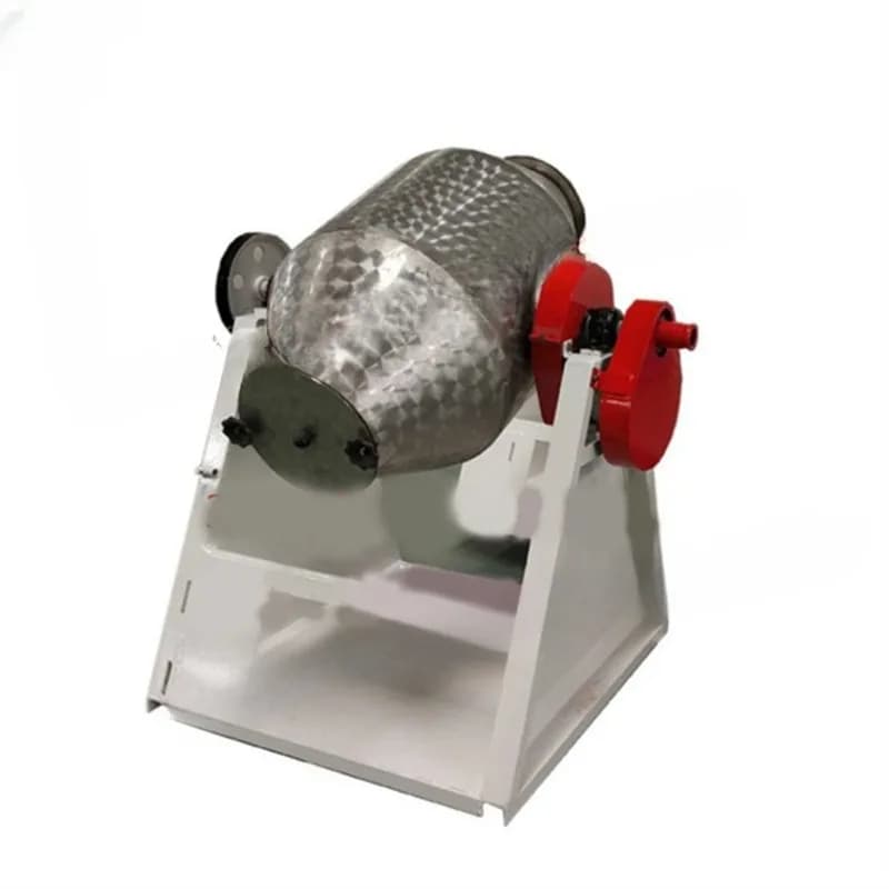 Waist drum type flip mixer, small stainless steel electric mixer, agricultural breeding dry material mixing equipment