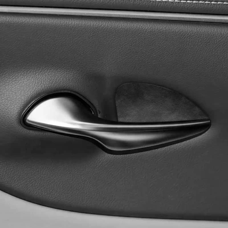 Made of Alcantara For Lexus ES200 ES300h (2018-2026) Inside Door Handle Bowl Cover Trim Anti Scratch Car Interior Accessories