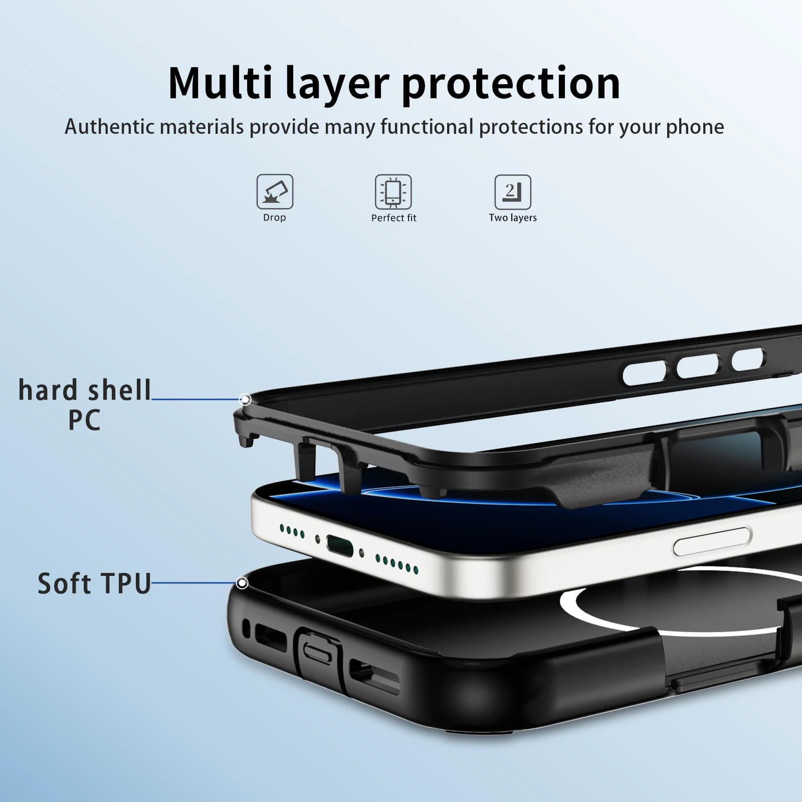 Camera Lens Stand Cover For iPhone 16 Pro Max 15 14 13 12 11 New Magnetic Case 3 in 1 Hybrid Shockproof Shell Phone Back Cover