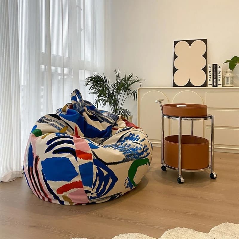 Graffiti lazy sofa bean bag living room, bedroom, balcony, tatami lounge chair