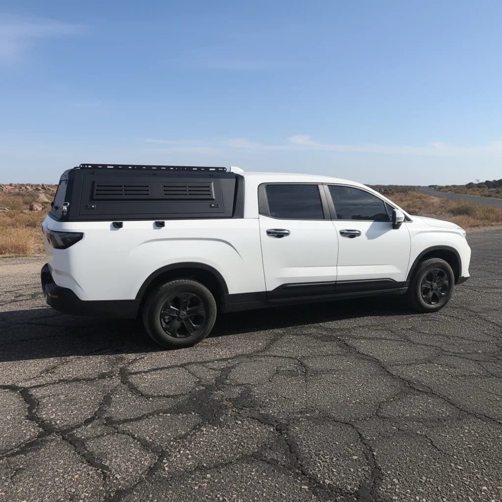 Aluminum Alloy Three Doors Trucks Canopy for 4x4 Pickup Hard Type Topper Camper Cover for Geely Radar