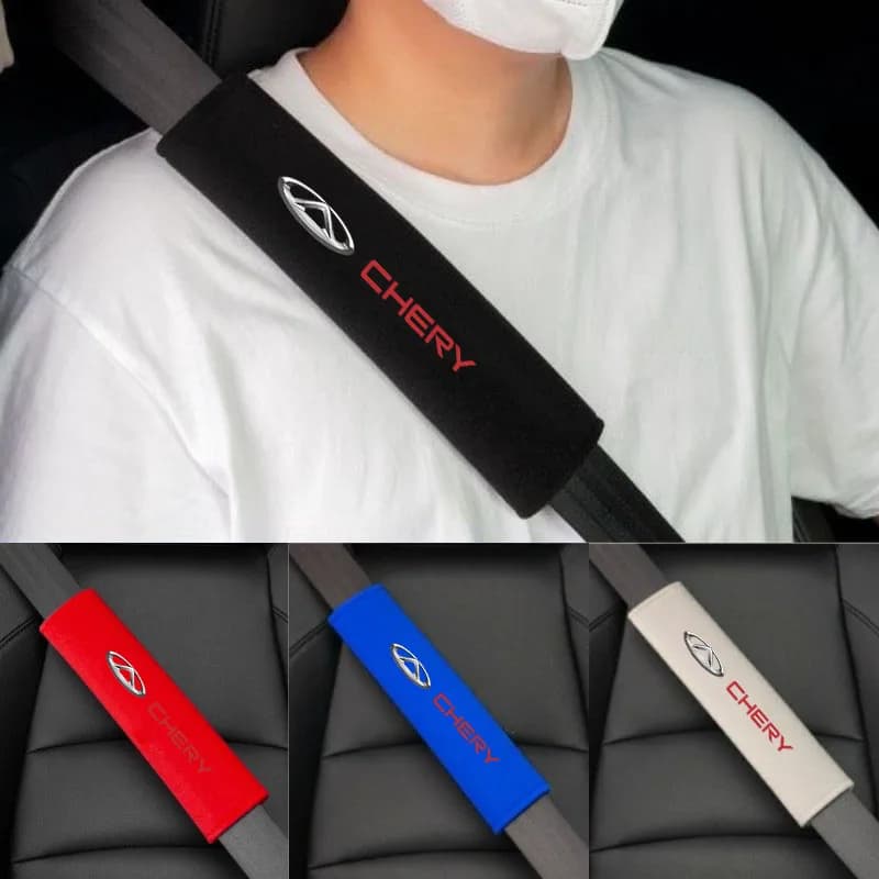 Car Seat Belt Shoulder Cover Breathable Protection Safety SeatBelt Pad For Chery QQ Tiggo 2 3 4 7 8 Pro T11 Arrizo A13 IQ Fulwin