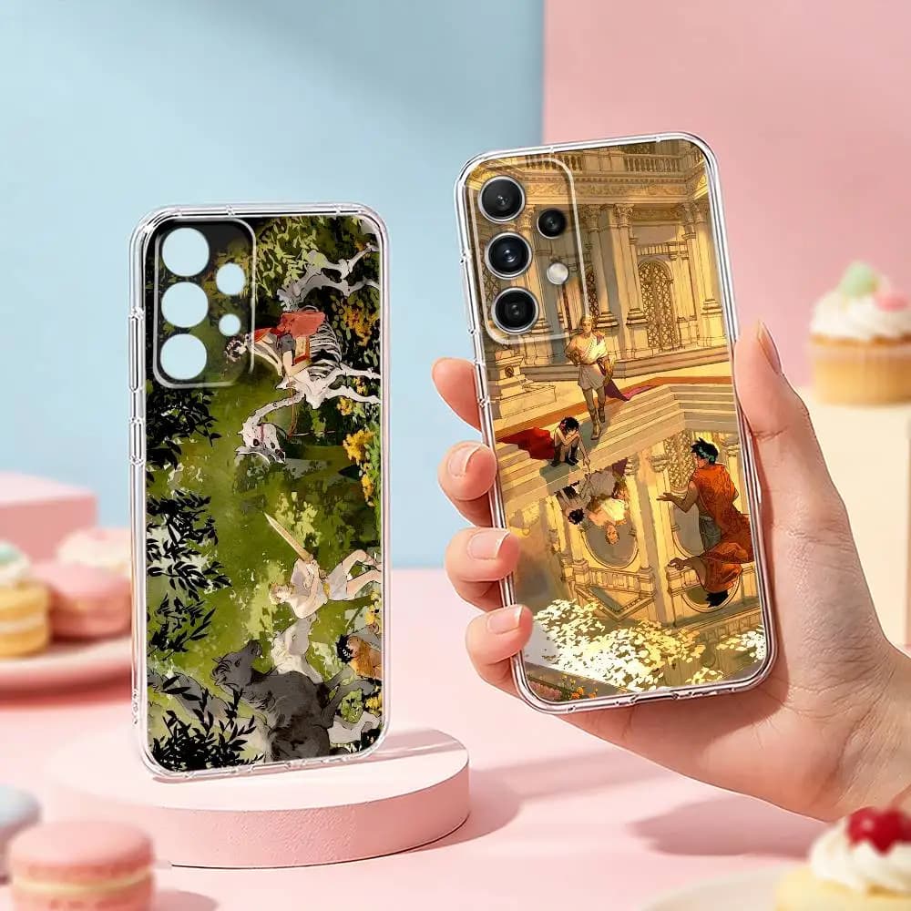 P-Percy N-Nico J-Jason ART    phone Case For Samsung S25,24,21,22,23,30,Ultra,20,Plus,Fe,Lite,Note Transparent Cover