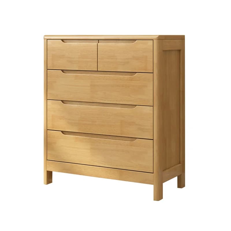 LMM solid wood storage bedroom chest of drawers living room nine bucket locker