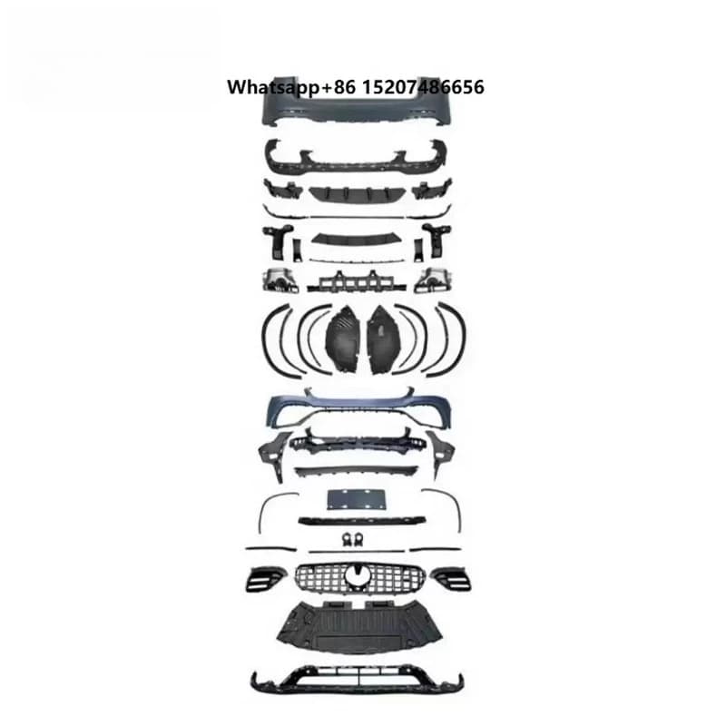 Front Rear Bumper Grille Diffuser Wheel Eyebrow Grille Car Body Kit