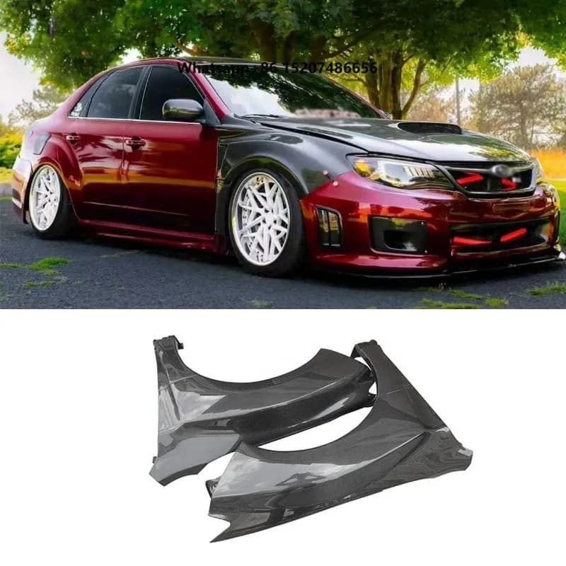 Carbon Fiber Front Fender for 10th Gen 2008- 2014 V Style Side Fender Air Vent Fender Car Bodykit