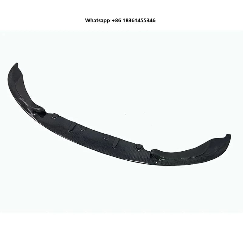 For M3 M4 F80 F82 2015-19  Carbon Fiber Front Bumper Lip Sp Spoiler