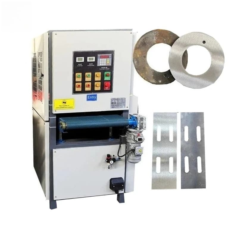 Fully Automatic 400mm 600mm 800mm Metal Flat Bar Surface Polishing Machine Surface Flat Grinding Deburring Machine