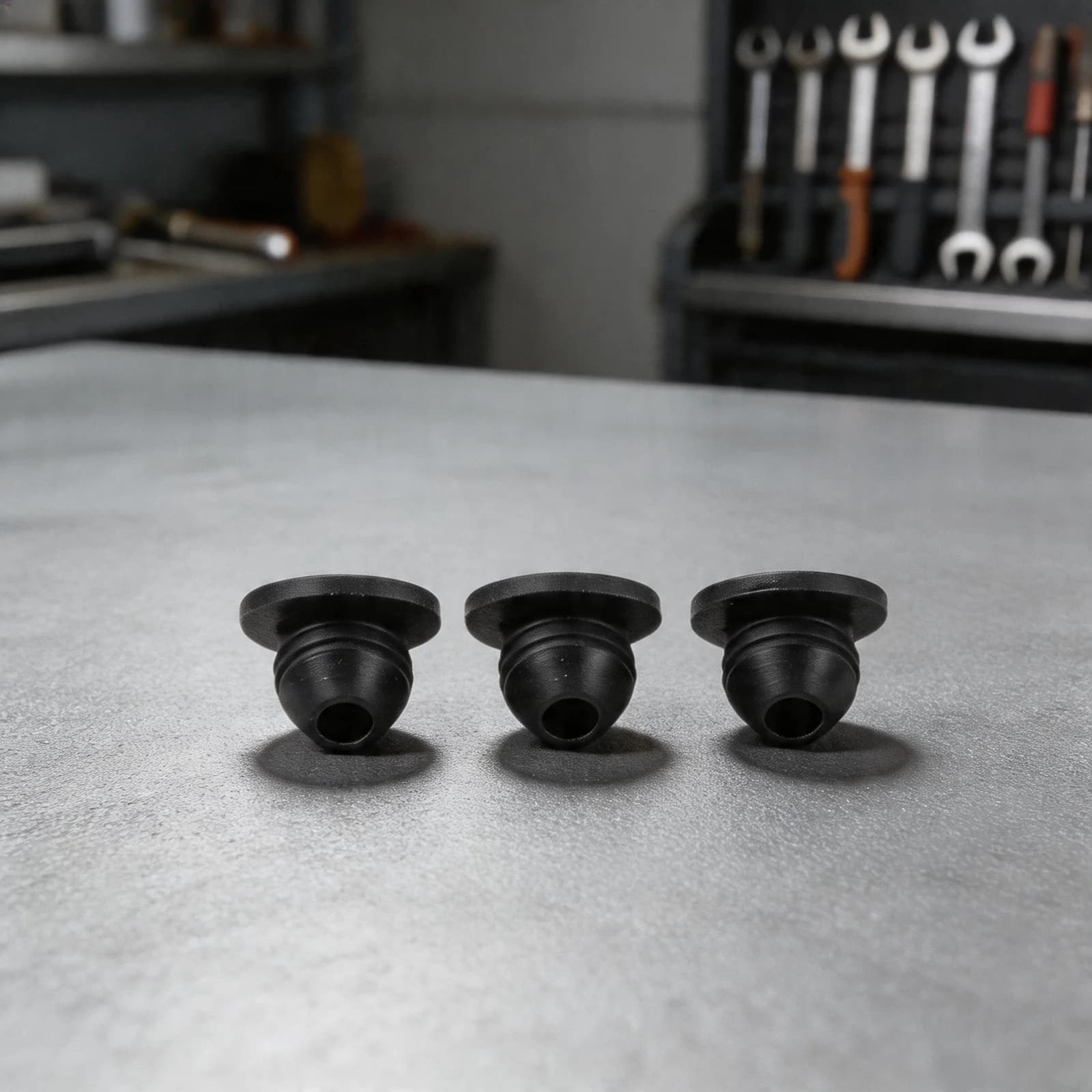 Rubber Grommet Sleeves for Cable Railings Designed for 1/8 in 5/32 in 3/16 in Wire Rope and 45 Degree Angle Metal Post Mounting